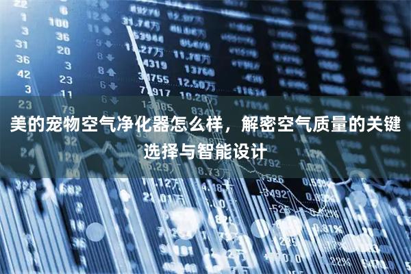 美的宠物空气净化器怎么样，解密空气质量的关键选择与智能设计